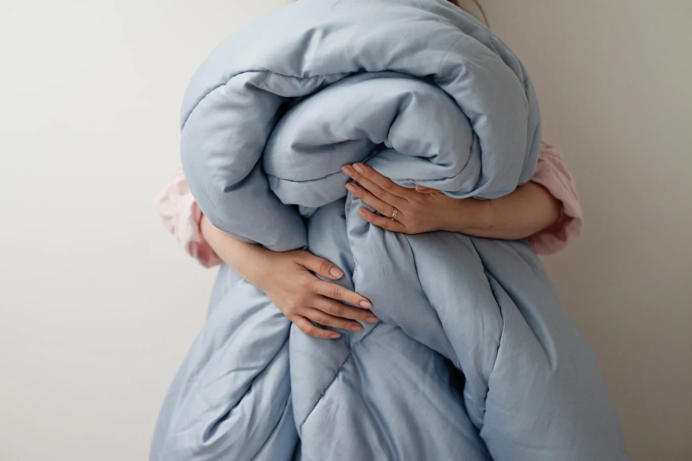 Vilnos užpildo antklodė Forever Blue - Image 3